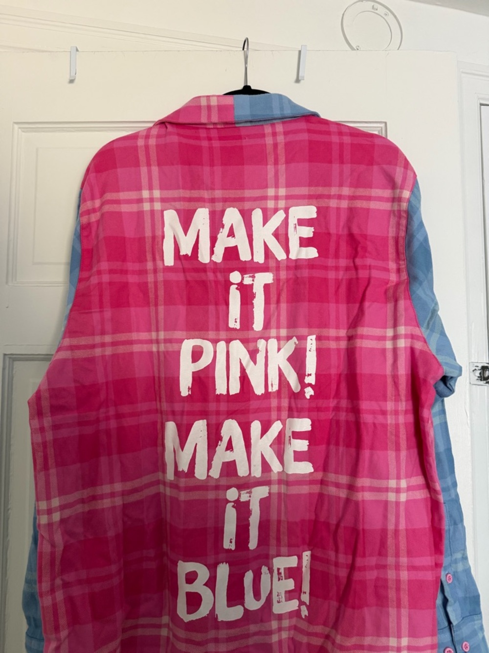 Disney Sleeping Beauty Pink & Light Blue Plaid Button-Up Shirt - Picture 2 of 12